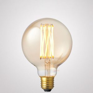 6W G95 Amber Dimmable LED Bulb (E27) in Ultra Warm White