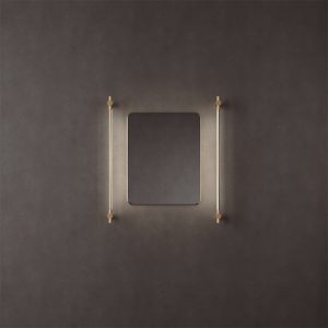 Thin Surface Mount Vanity Light